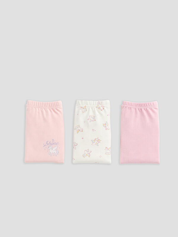 LCW Kids 3'lü Baskılı Kız Çocuk Boxer
