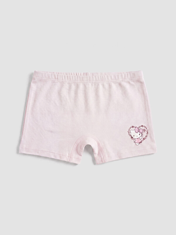 LCW Kids Hello Kitty Baskılı Kız Çocuk Boxer
