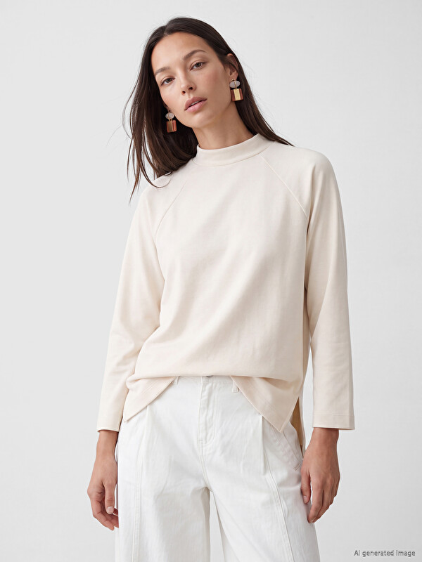 LC WAIKIKI Oversize Soft Touch Kadın Tunik