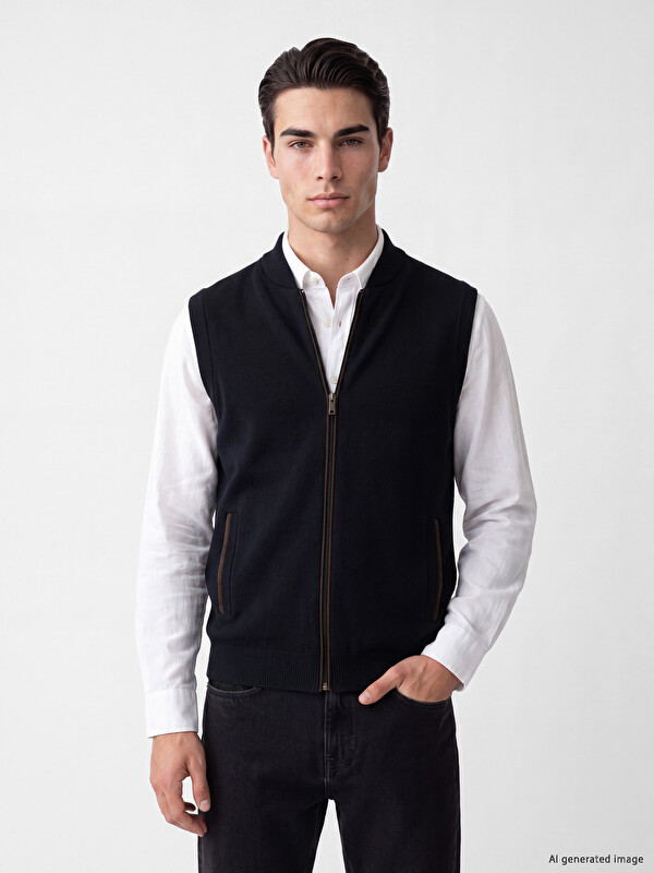 LCWAIKIKI Classic Regular Fit Erkek Triko Yelek