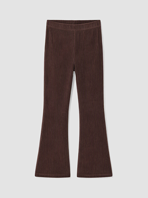 LCW Kids Girls' Velvet Flare Leggings