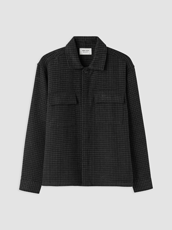 LCW Vision Jachetă Cămașă Lumberjack cu Carouri Regular Fit pentru Bărbați