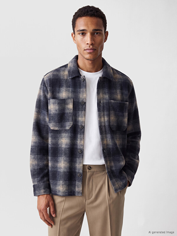 LCW Vision Man Indigo Overshirt
