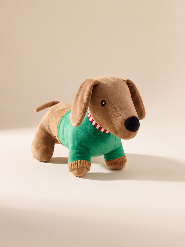 LCW HOME Köpek Figürlü Pelüş Bebek Kırlent 28 cm