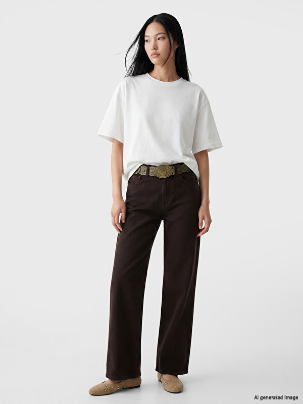 XSIDE High Waisted Wideleg Women's Jeans