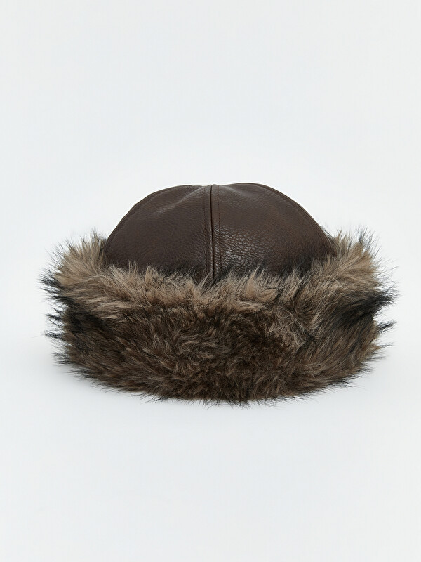 LCW ACCESSORIES Faux Leather Women's Hat
