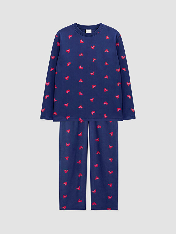 LCW Kids Girl Navy Pyjama Set