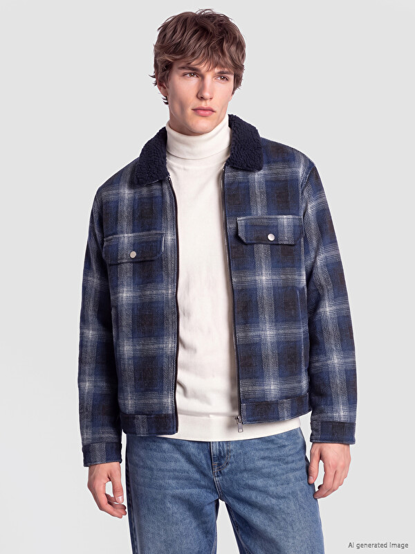 XSIDE Man Blue Coat