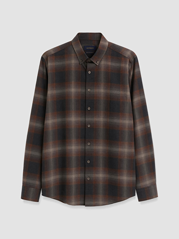 SOUTHBLUE Regular Fit Ekose Erkek Oduncu Gömlek