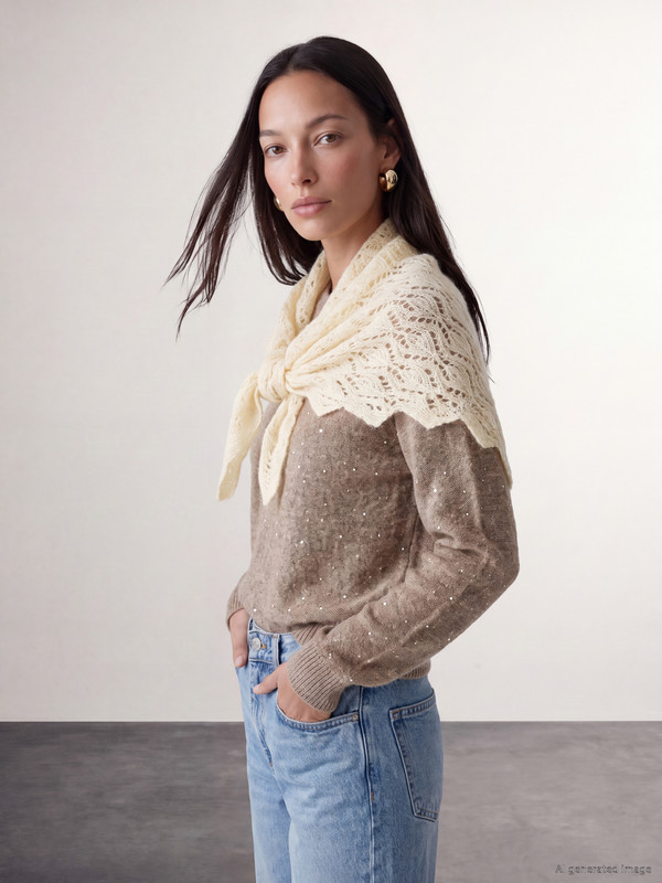 LCW ACCESSORIES Patterned Women's Knitwear Scarf