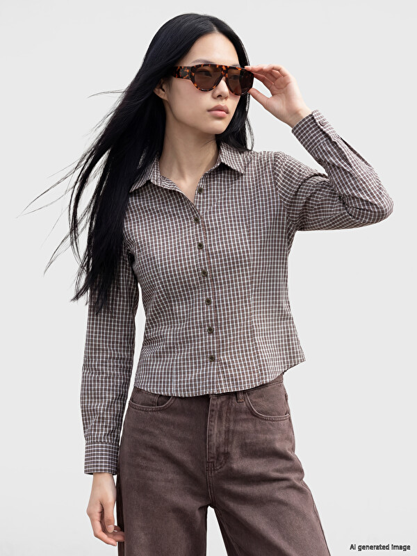 XSIDE Chemise Brun Femme