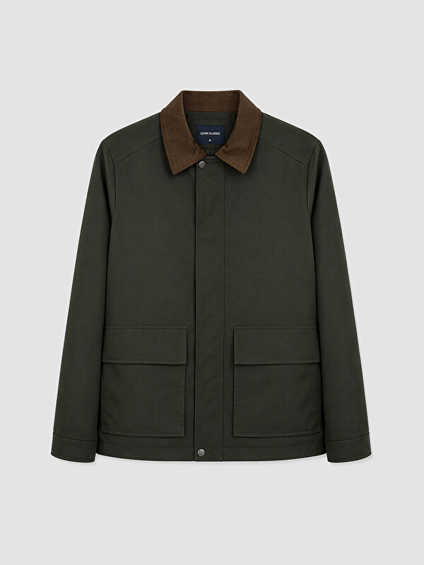 LCWAIKIKI Classic Man Khaki Jacket