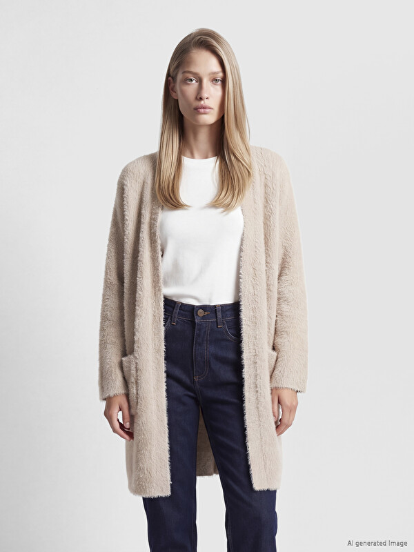 LCW EVERYDAY Shawl Collar Women's Knitwear Cardigan