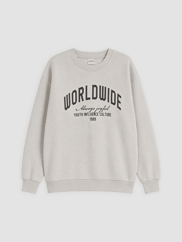 LCW Kids Printed Boys' Thick Sweatshirt
