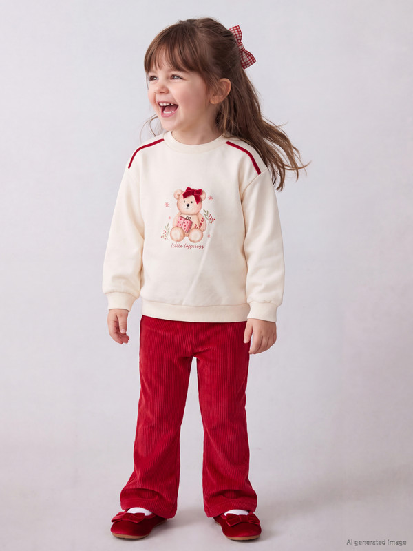 LCW baby Printed Baby Girls' Set
