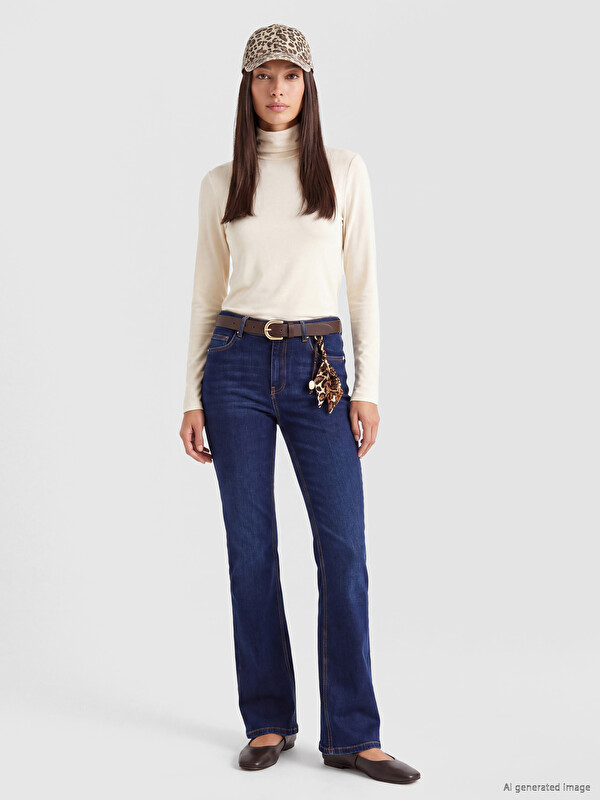 LCWAIKIKI Classic High Waist Flare Fit Women's Jeans