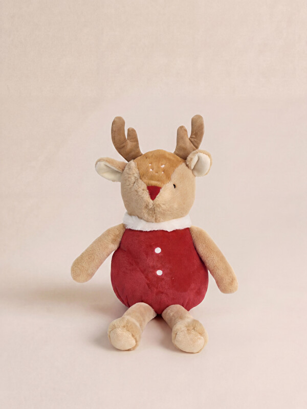 LCW HOME New Year Themed Deer Figure Plush Toy 28 Cm