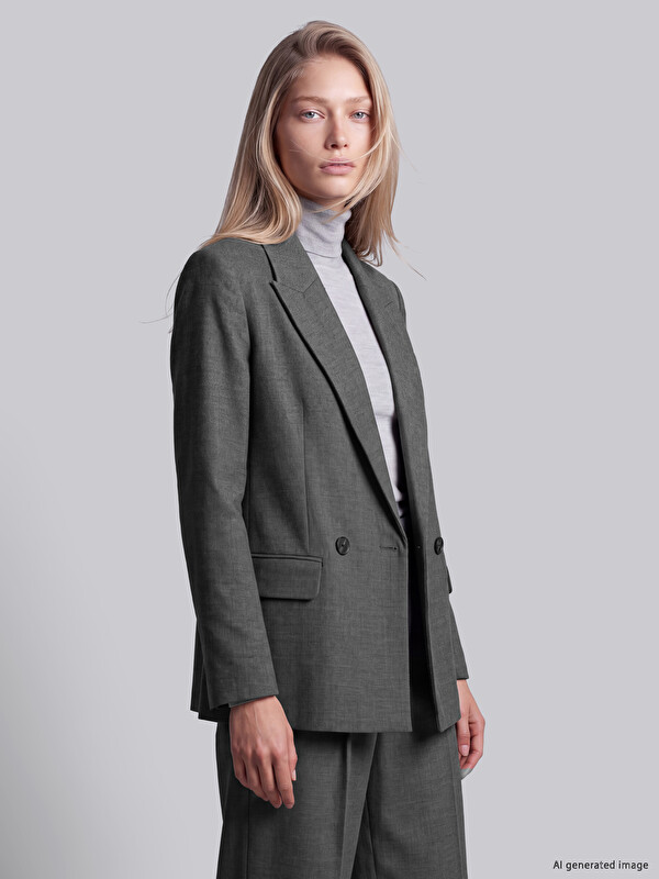 LCW Vision Patterned Women's Blazer Jacket