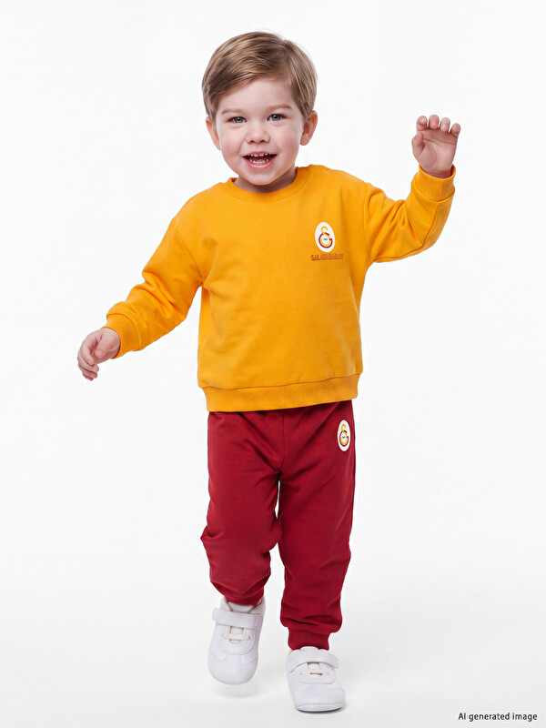 LCW baby Galatasaray Baskılı Erkek Bebek Eşofman Takım