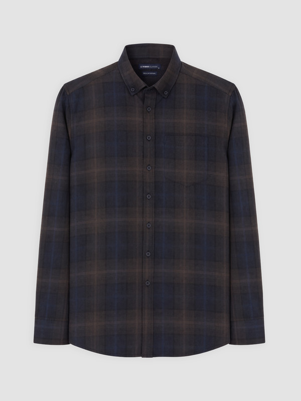 LCWAIKIKI Classic Man Navy Shirt