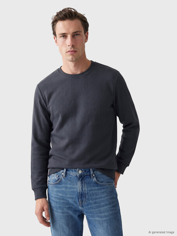 LCWAIKIKI Classic Crew Neck Men's Sweatshirt