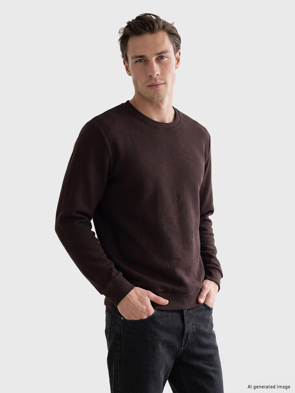 LCWAIKIKI Classic Crew Neck Men's Sweatshirt