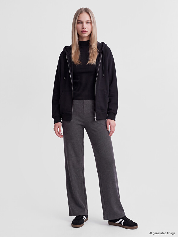 LCW Vision Elastic Waist Women's Knitwear Trousers