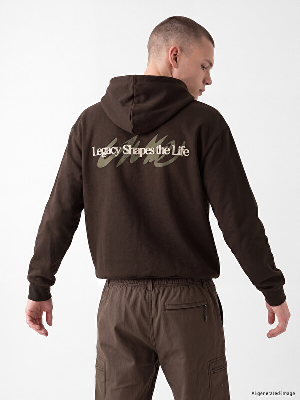 XSIDE Hooded Men's Thick Sweatshirt