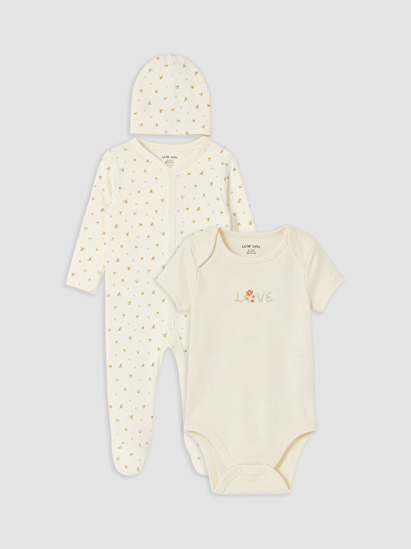 LCW baby Set imprimat pentru fetițe, 3 piese