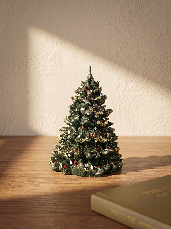 LCW HOME Pine Tree In Form Of New Year Themed Decorative Candle