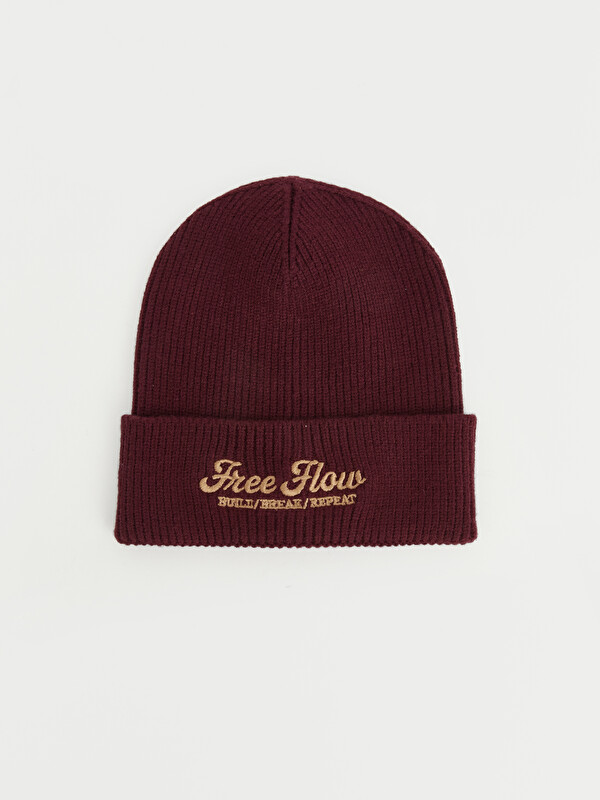 LCW ACCESSORIES Men's Embroidered Knitwear Beanie