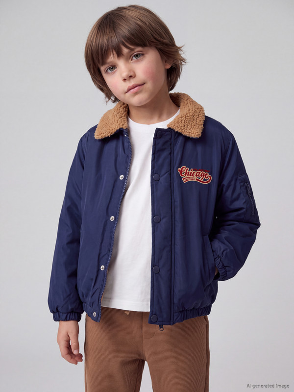 LCW Kids Furred Collar Boys' Coat