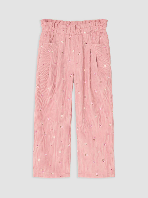 LCW Kids Regular Fit Floral Girls' Trousers