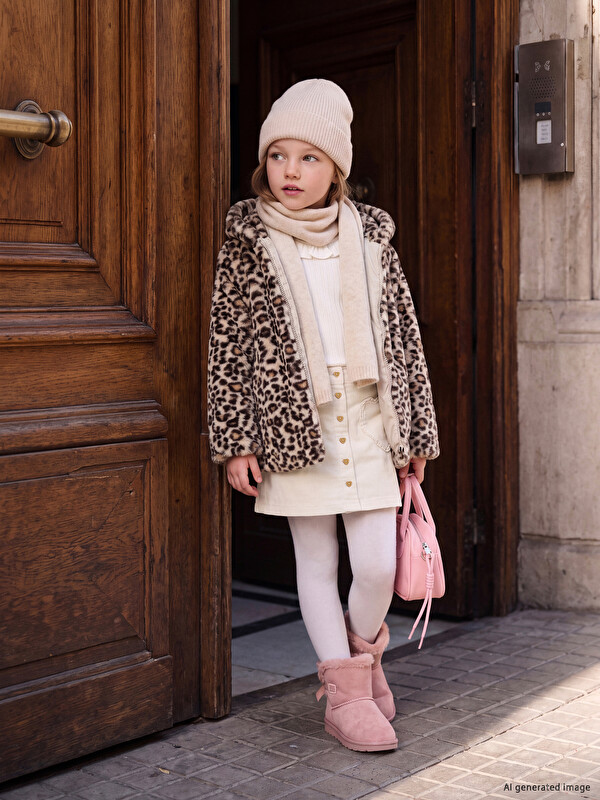 LCW Kids Fustă-pantalon Bej Fată
