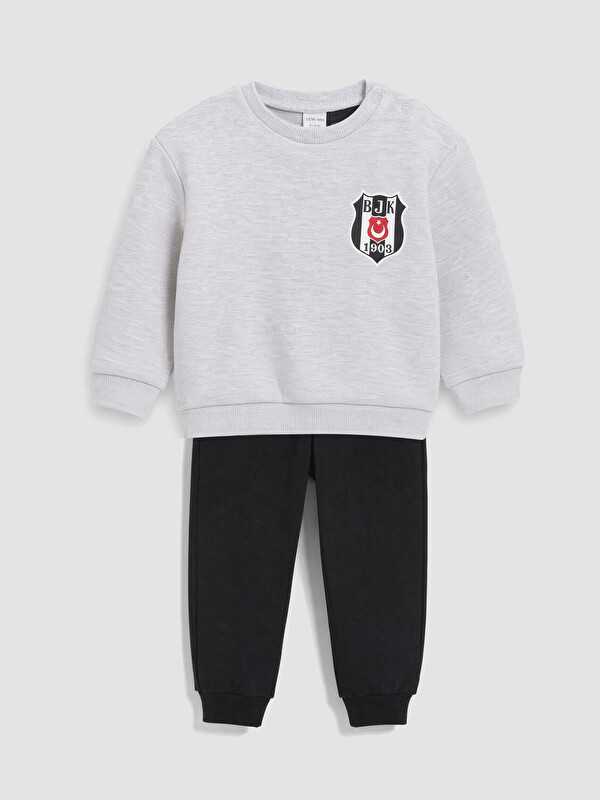 LCW baby Beşiktaş Lisanslı Erkek Bebek Eşofman Takımı