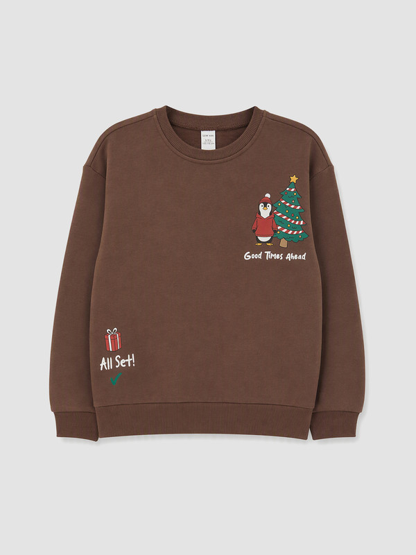 LCW Kids Crew Neck Boys' Sweatshirt