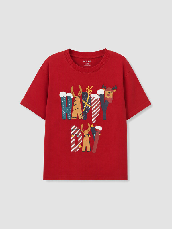 LCW Kids ბიჭი Წითელი მაისურები