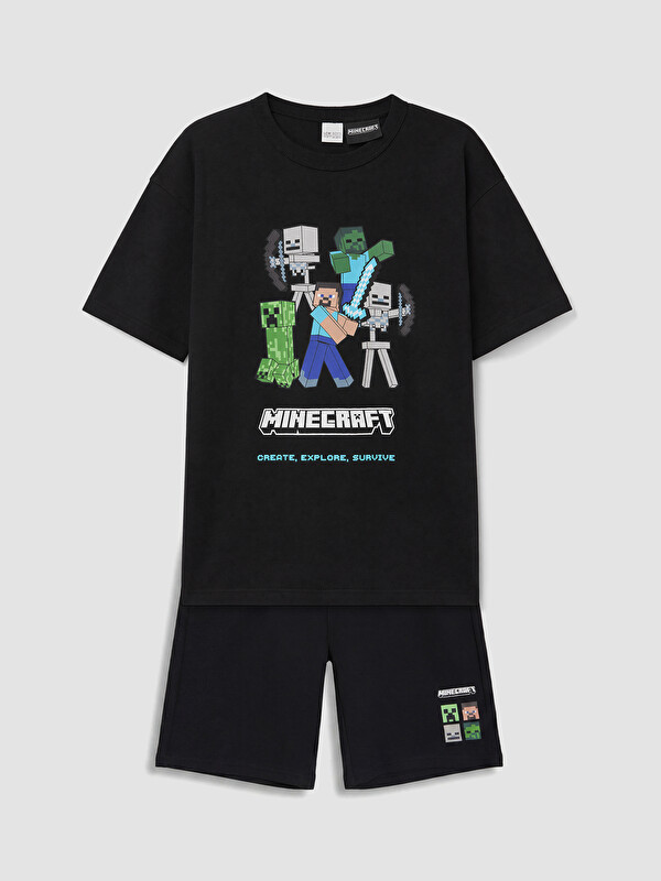 LCW Kids Set imprimat Minecraft pentru băieți