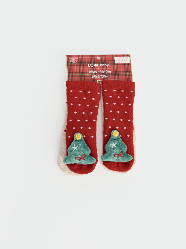 LCW baby Baby Girl Red Ankle Socks