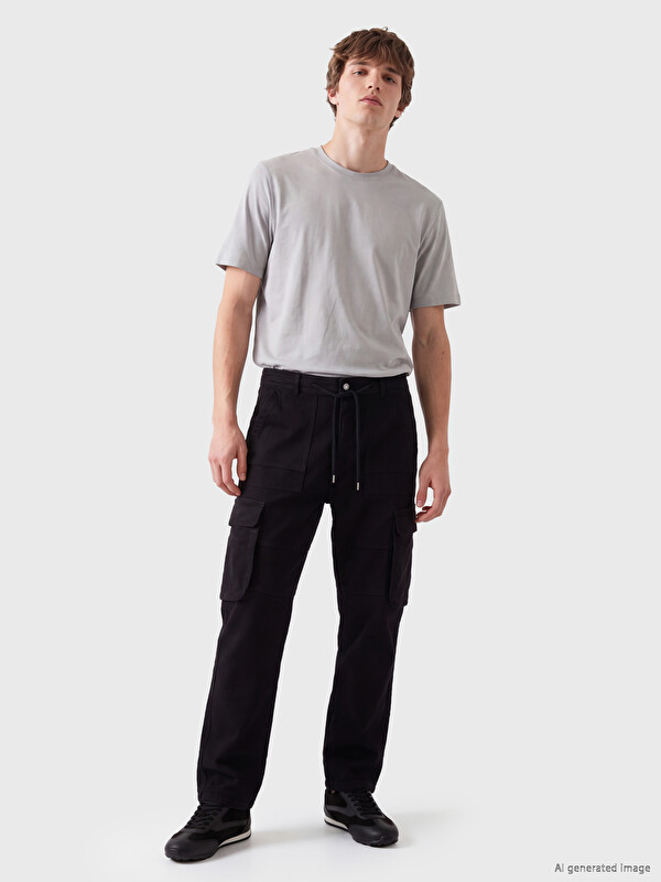 XSIDE Loose Fit Erkek Kargo Pantolon