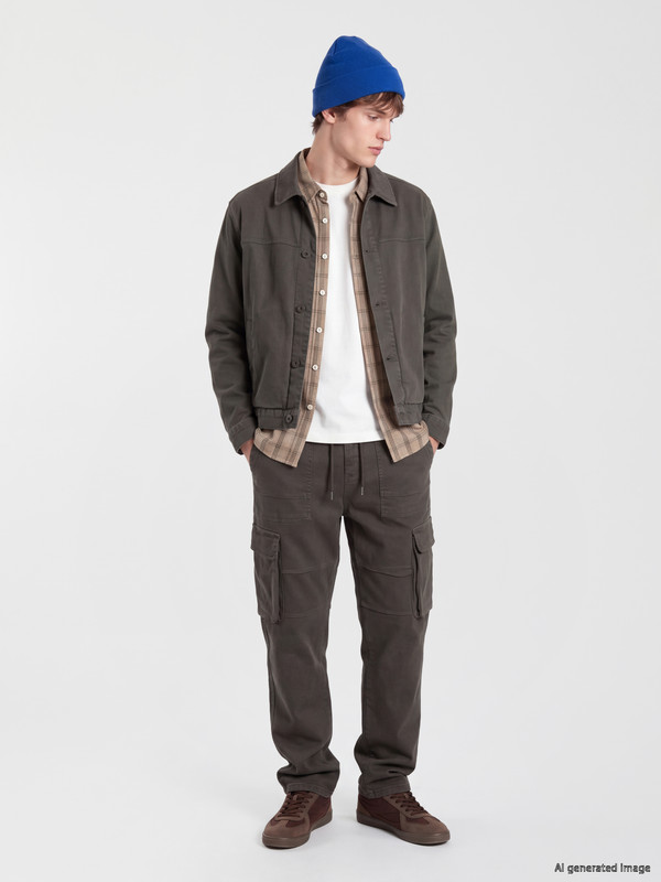 XSIDE Loose Fit Men's Cargo Trousers