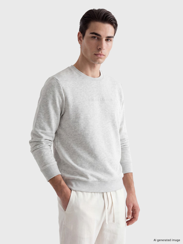 LCWAIKIKI Classic Crew Neck Men's Thick Sweatshirt