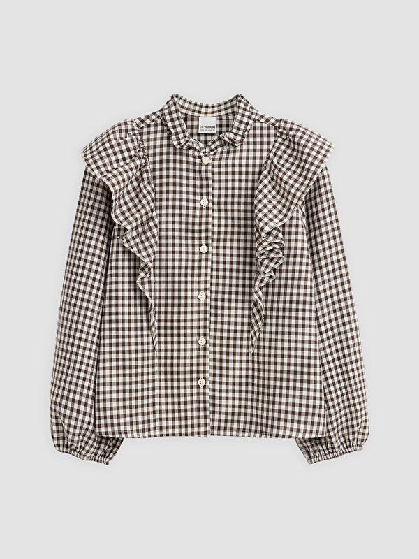 LCW Kids Girl Brown Shirt