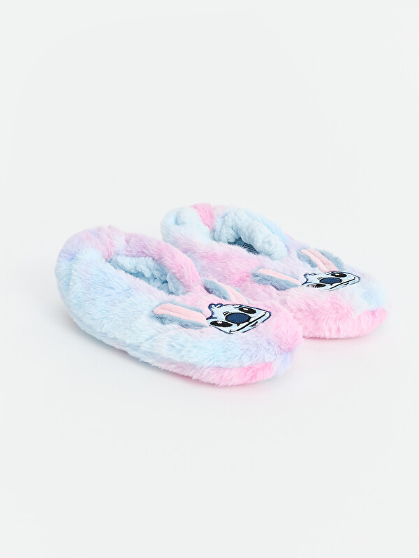 LC WAIKIKI Stitch Nakışlı Kız Çocuk Ev Çorabı