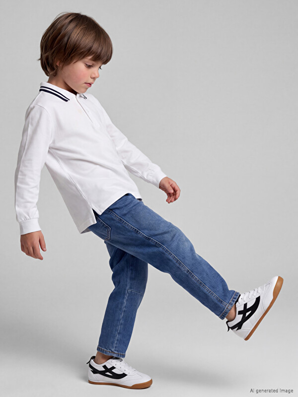 LCW Kids Baggy Fit Erkek Çocuk Jean Pantolon
