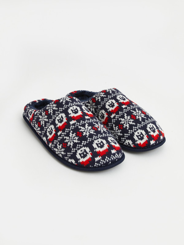 LCW STEPS New Year Patterned Men's Home Slipper