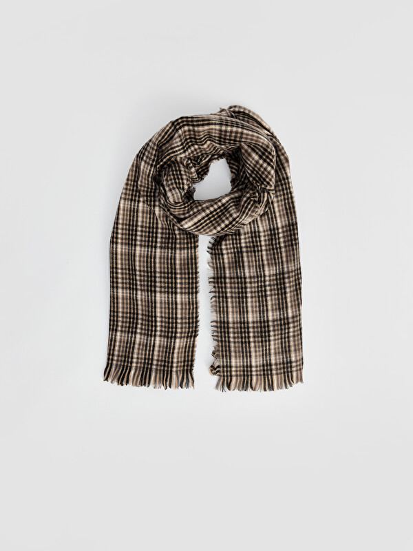 LCW ACCESSORIES Écharpe à Motif Écossais pour Femme