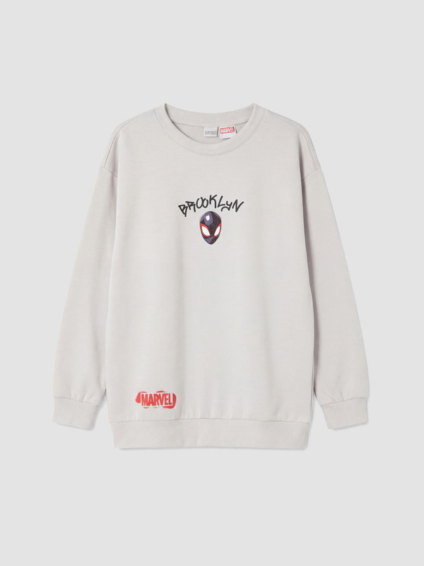 LCW Kids Spider-Man Erkek Çocuk Soft Touch Sweatshirt