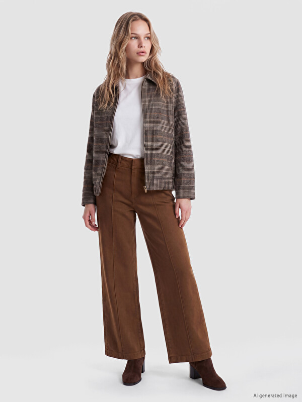 LCW Jeans Weitbeinige Damenjeans