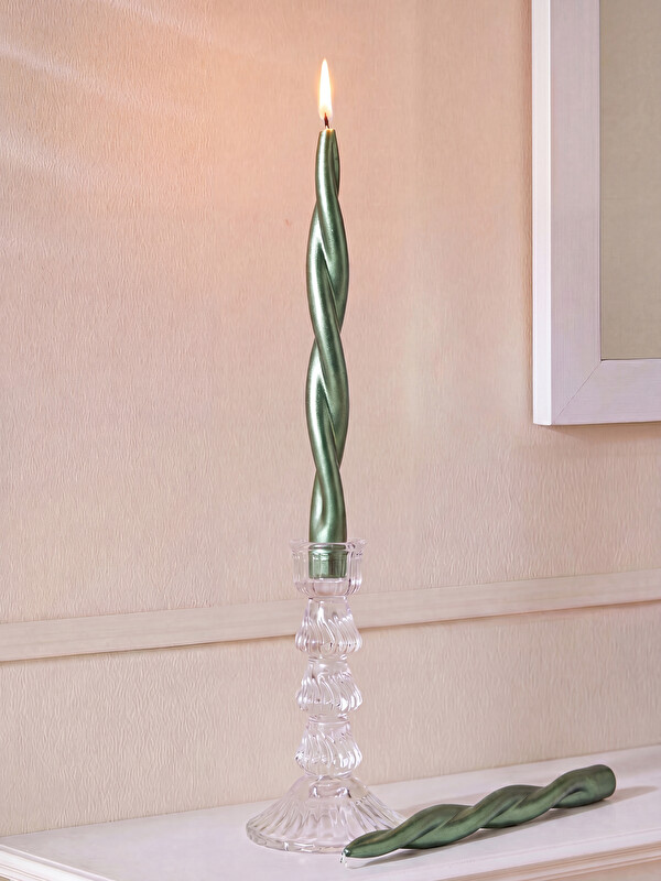 LCW HOME 2'li Burgu Formlu Dekoratif Mum